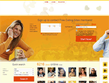 Tablet Screenshot of freedatingsites.datingbuddies.com
