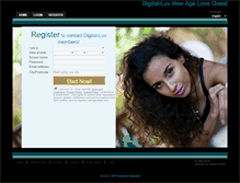 Tablet Screenshot of digitalluv.datingbuddies.com