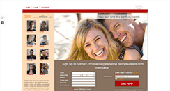 Desktop Screenshot of christiansinglesdating.datingbuddies.com