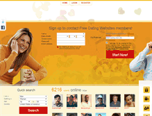 Tablet Screenshot of freedatingwebsites.datingbuddies.com
