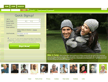 Tablet Screenshot of meetsinglesnow.datingbuddies.com