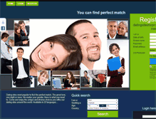 Tablet Screenshot of datingsitesforprofessionals.datingbuddies.com